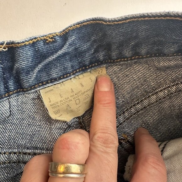 Vintage 1990s Esprit Womens High Waisted Jeans 27 Straight Leg Mom Jeans XS - Picture 5 of 9